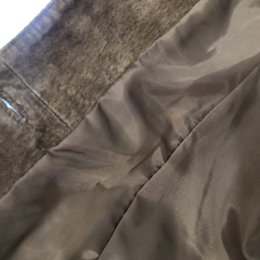 70s Vintage Brown Leather Jacket with fringe - Picture 7 of 7